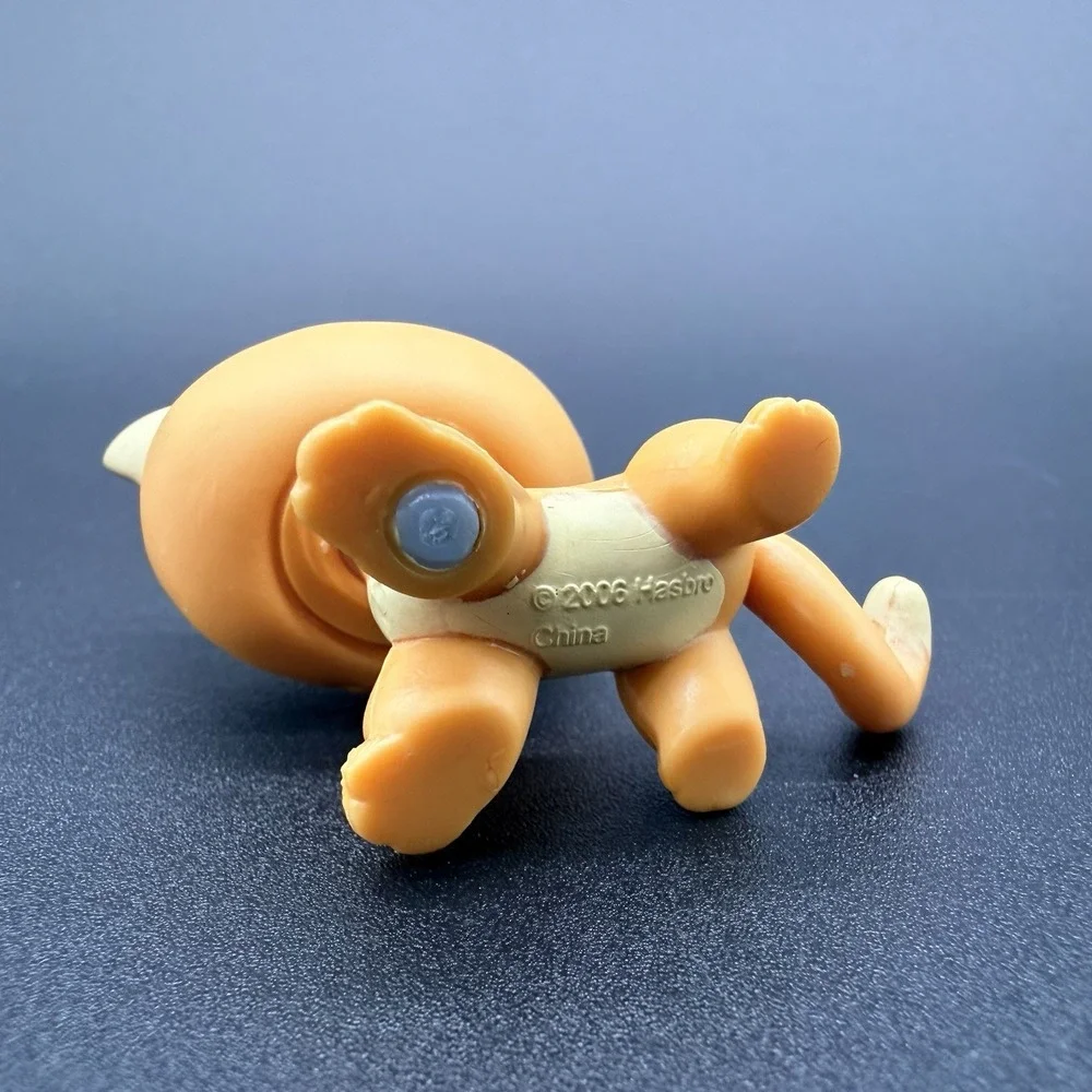 Authentic LPS Orange Short Hair Cat #525 #790 Green Eyes Hasbro 2006